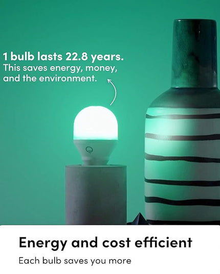 LIFX Color A19 800 lumens, Billions of Colors and Whites, Wi-Fi Smart LED Light Bulb, No Bridge Required, Works with Alexa, Hey Google, HomeKit and Siri (2-Pack) LIFX