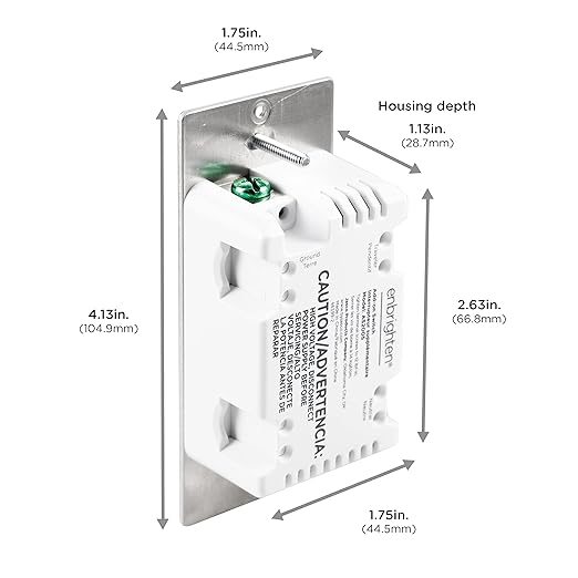 GE Enbrighten Add-On Switch QuickFit and SimpleWire, In-Wall Paddle, Z-Wave ZigBee Wireless Smart Lighting Controls, Latest Version, NOT A STANDALONE Switch, 46199 GE
