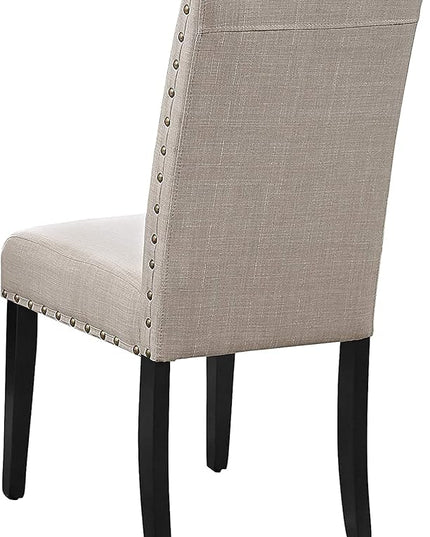 New Classic Furniture Crispin Dining Chair, Set of 2, Natural - LeafyLoom