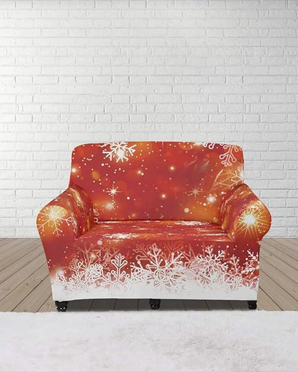 FKELYI Christmas Decor Sofa Couch Cover for Indoor Non-Slip Furniture Protector Easy Going Stretch Sofa Slipcover Washable Sofa Slipcovers S FKELYI