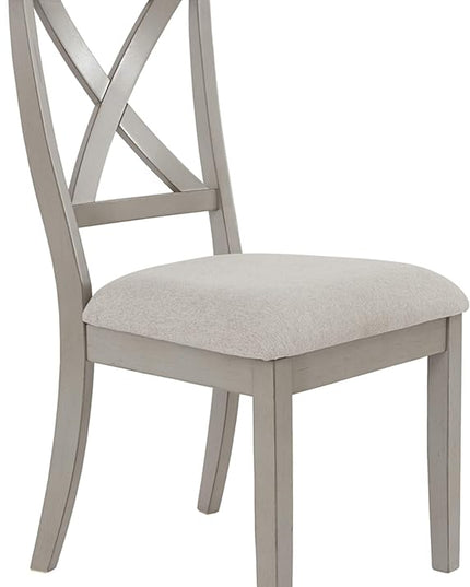 Signature Design by Ashley Parellen Modern Farmhouse Upholstered Dining Chair, Set of 2, Gray - LeafyLoom