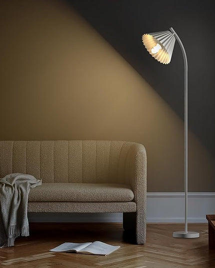 Floor Lamp for Living Room, Reading Lamps Floor Standing Home Decor, Modern Floor Lamp for Bedroom, Standing Lamps for Living Room, Adjustable Floor Lamp, 1000 Lumens Led Bulb Included - LeafyLoom