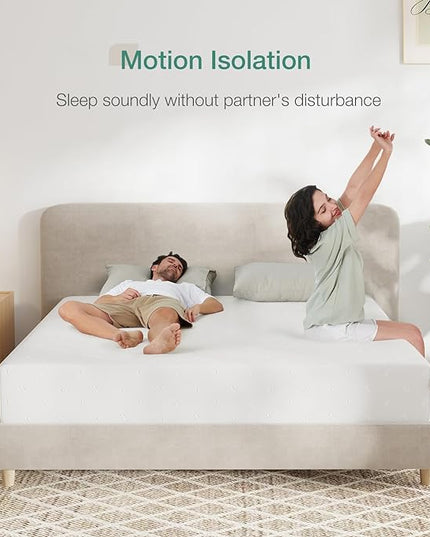 Novilla Queen Mattress, 12 Inch Queen Memory Foam Mattress for Pressure Relief & Comfort Sleep, Removable Washable Mattress Cover,CertiPUR-US Certified Mattress Queen, Plush - LeafyLoom
