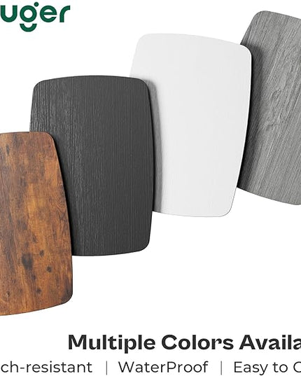 Reversible L Shaped Computer Desk with Drawers, Gaming Desk with LED Lights and Power Outlets, Office Desk with Storage, Corner Desk with Monitor Stand, for Home & Office, Rustic Brown - LeafyLoom