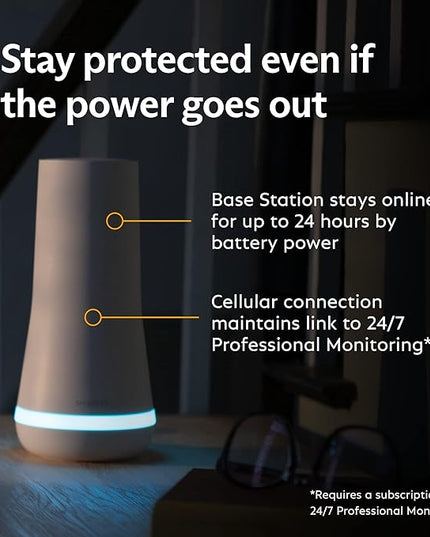 SimpliSafe 12 Piece Wireless Home Security System w/HD Camera - Optional 24/7 Professional Monitoring - No Contract - Compatible with Alexa and Google Assistant, White SimpliSafe%C2%AE