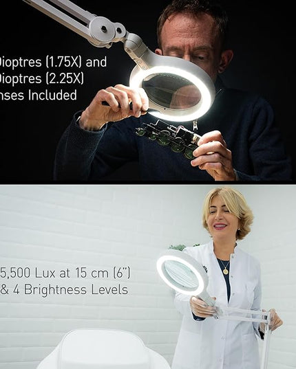 Daylight Company U25110 Omega 5 Magnifying Lamp, 15 - LeafyLoom