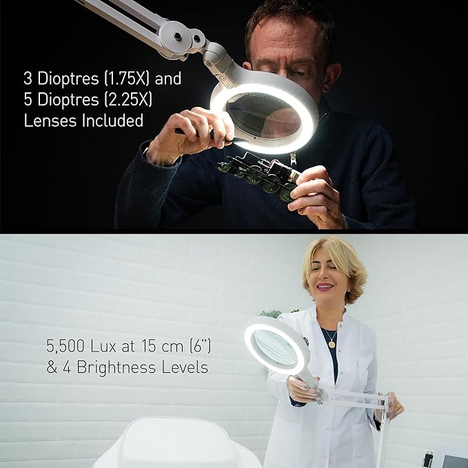 Daylight Company U25110 Omega 5 Magnifying Lamp, 15 - LeafyLoom