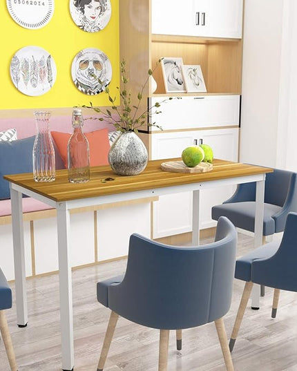 Weehom Computer Desk 39" Small Desk for Home Office Study Writing Laptop Dining Table for Small Spaces - LeafyLoom