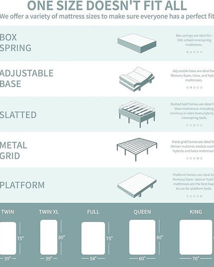 Queen Mattresses,12 Inch Memory Foam Hybrid Queen Mattress in a Box with Individual Pocket Spring,Pressure Relief & Motion Isolation Queen Size Black Mattress,CertiPUR-US. - LeafyLoom