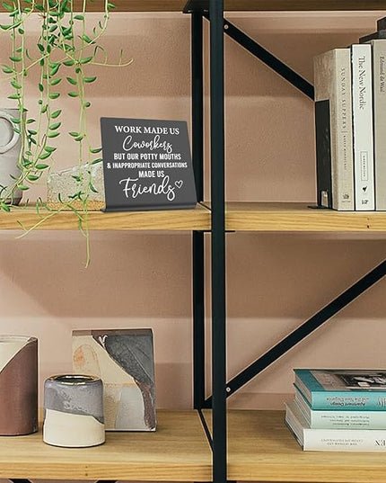 Work Bestie Gifts for Women Colleagues Coworkers Gift Office Desk Decor New Job Good Luck Goodbye Gifts For Coworkers Boss Women Friends Farewell Going Away Goodbye Gifts for Coworker dksg16 - LeafyLoom
