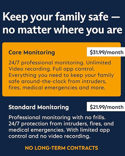 SimpliSafe 7 Piece Wireless Outdoor Camera Home Security System - Optional 24/7 Professional Monitoring - No Contract - Compatible with Alexa and Google Assistant SimpliSafe%C2%AE