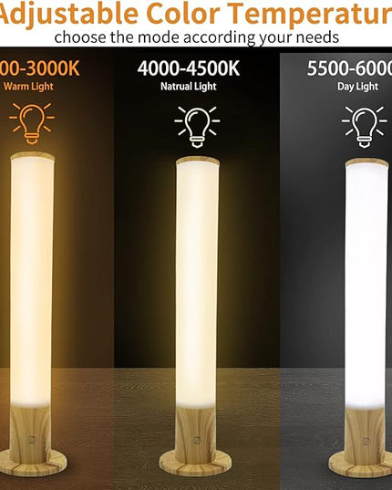 Light Therapy Lamp 10000 Lux, Happy Sun Lamp UV-Free with 3 Color Temperatures, Adjustable Brightness,Timer & Memory Function, Bright Sunlight Lamps, Full Spectrum Light Perfect for Home, Office - LeafyLoom