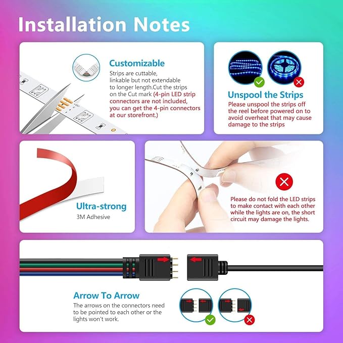 Nexillumi Led Lights for Bedroom 50ft(1 Roll of 50ft) Music Sync Color Changing Led Strip Lights Smart with Remote and App Control Built-in Mic for Party Home Room Decor Luces LED para Cuarto Nexillumi