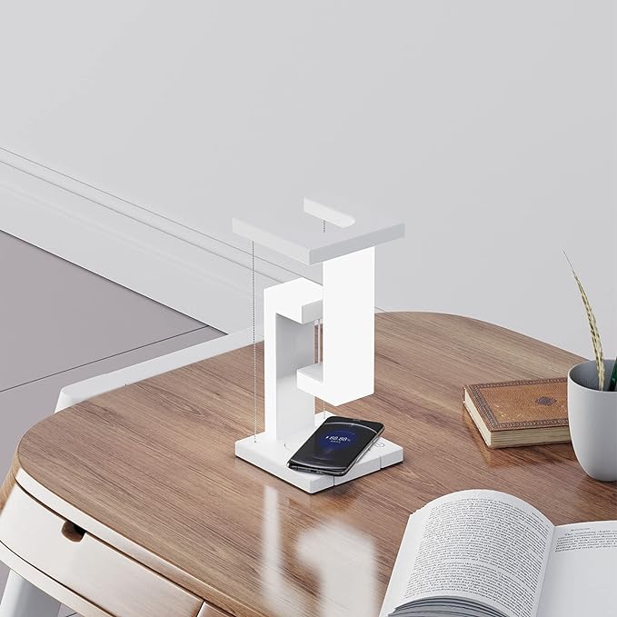Hilitand Unique Modern Magnetic Levitating Lamp 3 Gears Touching Switch Charging Decorative LED Night Light - LeafyLoom