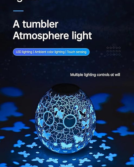 LED Bedside lamp ，Table Lamp for Home Office，RGB 16 Colors，Multiple Lighting Modes Desk Lamps，Atmosphere Lights Suitable for Various Holidays（Moon） - LeafyLoom