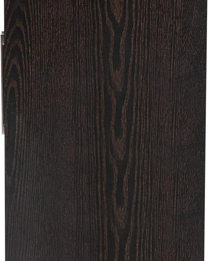 Merax Wood Sideboard, Buffet Cabinet with Storage & 3 Tempered Glass Doors, Built-in Adjustable Shelf, for Living, Dining Room and Kitchen, Brown - LeafyLoom