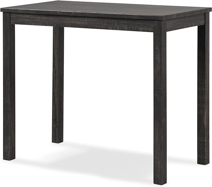 NicBex Kitchen Table for 2 Modern Dining Table Dining Room Table Set Wood 3-Piece Counter Height Dining Set for Kitchen, Bar, Living Room, Breakfast Nook, Small Space, Gray - LeafyLoom