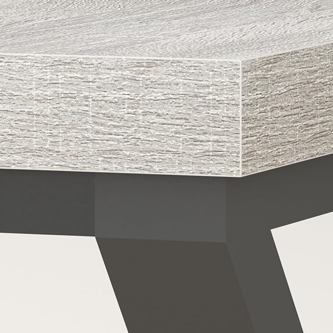 LVB 70.8" Long Office Desk, Modern Large Wood Metal Computer Desk, Industrial Double Workstation Desk for Two People, Rustic PC Executive Work Study Writing Computer Table for Home, Light Grey Oak - LeafyLoom