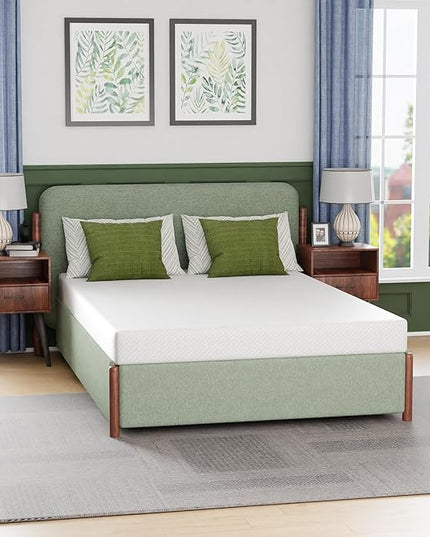 FDW Full Mattress 6 inch Gel Memory Foam Mattress for Cool Sleep & Pressure Relief, Medium Firm Mattresses CertiPUR-US Certified/Bed-in-a-Box/Pressure Relieving - LeafyLoom