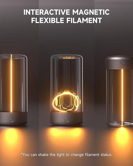 Mini Minimalist Table Lamp Cordless LED Desk Lamp Rechargeable Modern Night Lights Portable Nightstand Lamps Unique Ambient Light Mood Lighting for Bedroom, Beside, Nursery - LeafyLoom