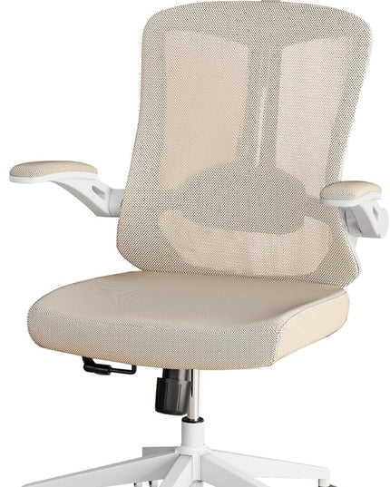 Ergonomic Office Chair - Comfy Desk Chairs with Wheels and Arms, 500LB Heavy Duty Mesh Computer Chairs with Comfortable Head Lumbar Back Support for Office, Bedroom, Study and College Dorm - LeafyLoom