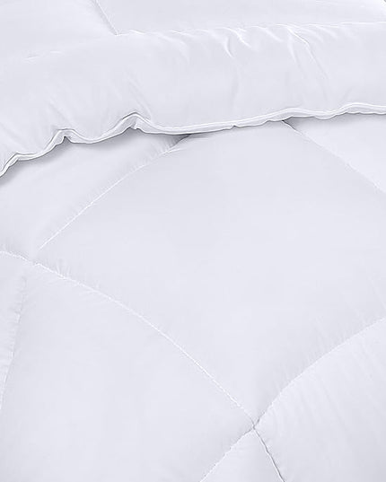 Utopia Bedding Twin Comforter Set Kids with 1 Pillow Sham, Bedding Comforter Sets, Down Alternative White Comforter, Soft and Comfortable, Machine Washable (Pack of 6) - LeafyLoom