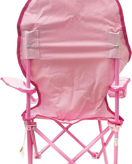 Heritage Kids Children's Figural Camp Chair, White Unicorn - LeafyLoom