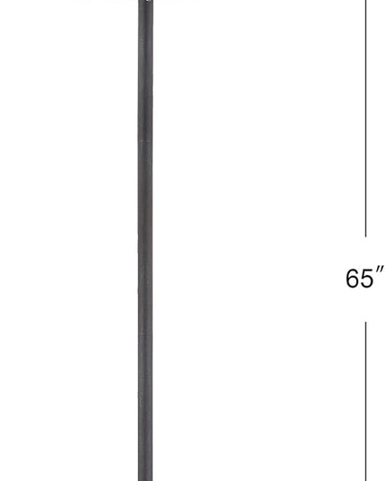 JONATHAN Y JYL4030A Odette 65" Industrial Metal Floor Lamp Industrial,Rustic,Transitional for Bedrooms, Living Room, Office, Reading, Black/Silver - LeafyLoom