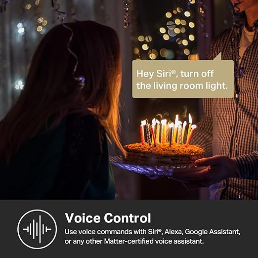 Kasa Matter Smart Light Switch: Voice Control w/Siri, Alexa & Google Assistant | UL Certified | Timer & Schedule | Easy Guided Install | Neutral Wire Required | Single Pole | 2.4GHz Wi-Fi | KS205 KasaSmartbyTP-Link