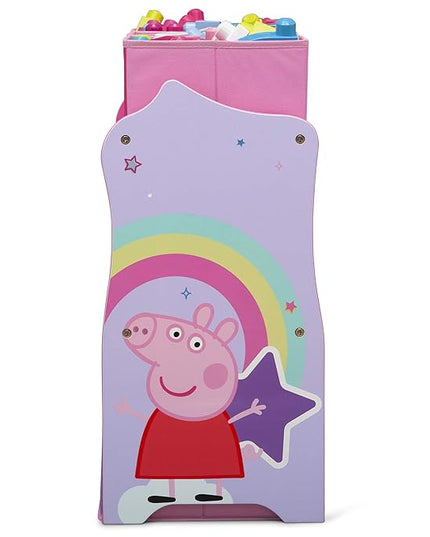 Delta Children Design & Store 6 Bin Toy Storage Organizer, Peppa Pig - LeafyLoom
