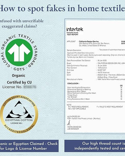 California Design Den Striped Sheets for King Size Bed, Soft 100% Cotton Sheets, Luxury 400 Thread Count Sateen, 4 Piece Deep Pocket Cooling Sheets Set (White Sheets) - LeafyLoom