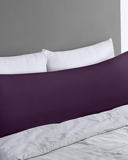 Utopia Bedding Full Body Pillow for Adults (Purple, 20 x 54 Inch, Pack of 06) Long Pillow for Sleeping, Large Pillow Insert for Side Sleepers - LeafyLoom