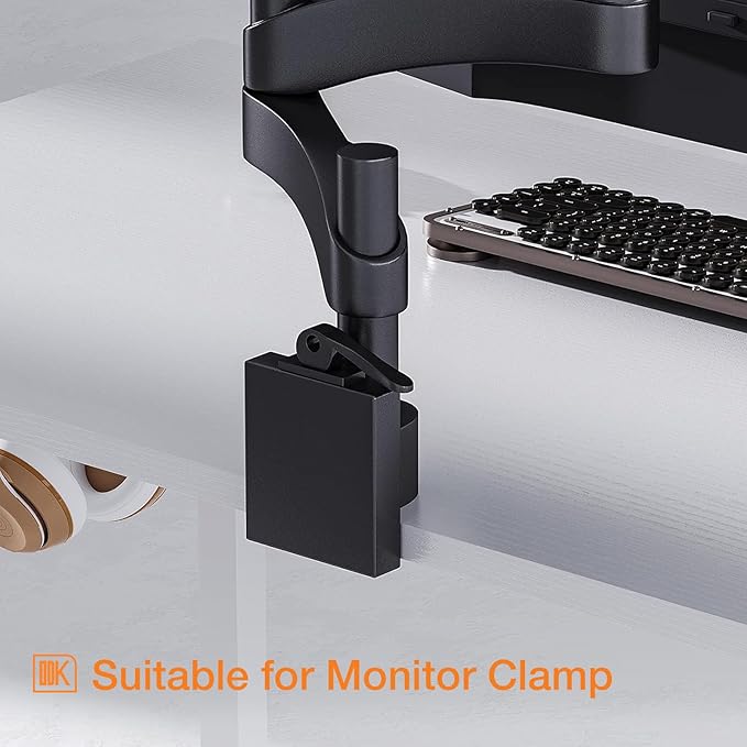 ODK Computer Desk Large Office Desk, 48 Inch Writing Desk with Storage, Modern PC Desk Work Table with Headphone Hook for Home Office, White + White Leg - LeafyLoom