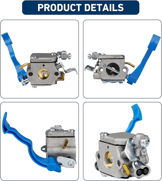 Huztl 125BV Carburetor Kit for Husqvarna 125B Handheld Leaf Blower 590460102 - LeafyLoom