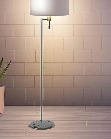 Uonlytech Lamp Cast Iron Loader Table Lamp Base Weight Desk Lamp Base Weight Floor Lamp Base Counterweight for Replacement Black - LeafyLoom