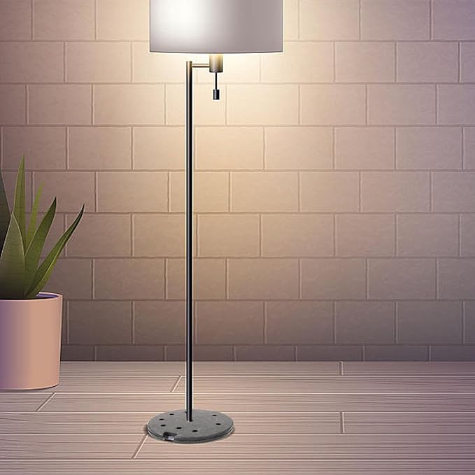 Uonlytech Lamp Cast Iron Loader Table Lamp Base Weight Desk Lamp Base Weight Floor Lamp Base Counterweight for Replacement Black - LeafyLoom