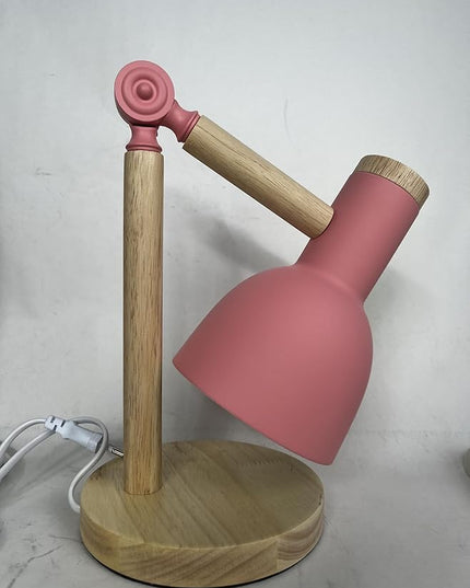himmel Table Lamp, Adjustable Wooden Table Lamp, Children's Desk Lamp for Bedroom, Living Room, E27 Base Reading Next Lamp - LeafyLoom