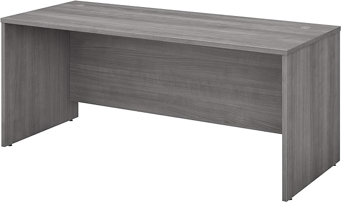 Bush Business Furniture Studio C Office Desk, Computer Table for Home or Professional Workspace, 72W x 30D, Platinum Gray - LeafyLoom
