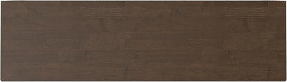 SIMPLIHOME Harper Solid Hardwood and Rubberwood 60 inch x 17 inch Rectangle Mid Century Modern 3 Door Sideboard Buffet/Storage Cabinet in Walnut Brown for The Dining Room and Kitchen - LeafyLoom