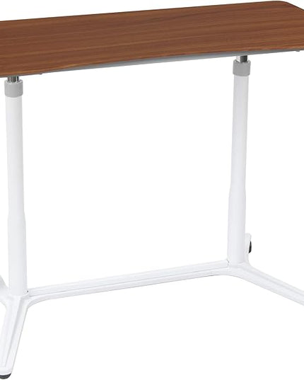 Calico Designs 51231 Sierra Height Adjustable Desk, White/Cherry, 37.5 Inch - LeafyLoom