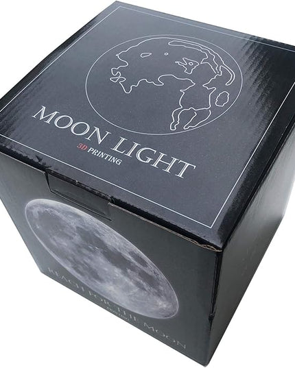 Personalized Gifts Engraved 3D Moon Lamp Night Light for Daughter with Wood Stand,Cool Lamps to Teenage Girl Room Decor, Daughter Gifts Nightlight from Dad - LeafyLoom