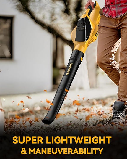 Cordless Leaf Blower for Dewalt 20V Max Battery,Handheld Electric Jobsite Air Blower,5 Variable Speed Up to 150MPH,100 CFM Powerful for Lawn Care,Snow Blow,Yard Clean(Battery Not Included) - LeafyLoom