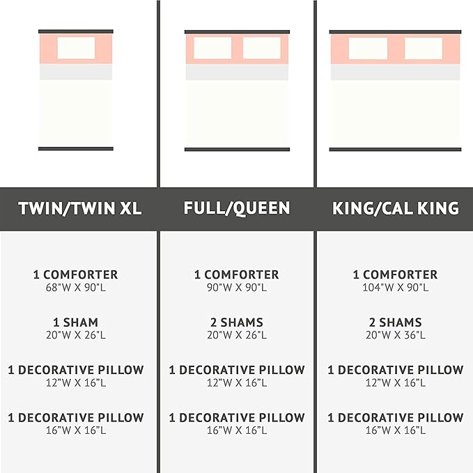 Intelligent Design Raina Twin / Twin XL Comforter Set, Soft Microfiber Comforter Set Twin, Modern Geometric Metallic Bed Set, 4 Pieces College Bedding Comforter Set with 1 Sham, 2 Toss Pillows White - LeafyLoom