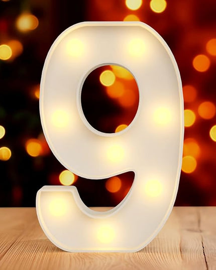 Light Up Numbers Marquee Numbers 90s Party Decorations Kitchen Decorations House Decorations Living Room Welcome Home Decorations Office Decorations for Work 90th Birthday Decorations for Women - LeafyLoom