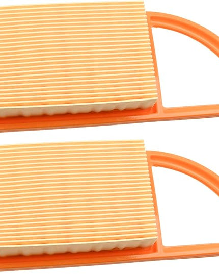 FitBest 2 Pack Air Filter for Stihl Backpack Blower BR500 BR550 BR600 BR700 replaces Part# 4282 141 0300 Pack of 2 Orange - LeafyLoom