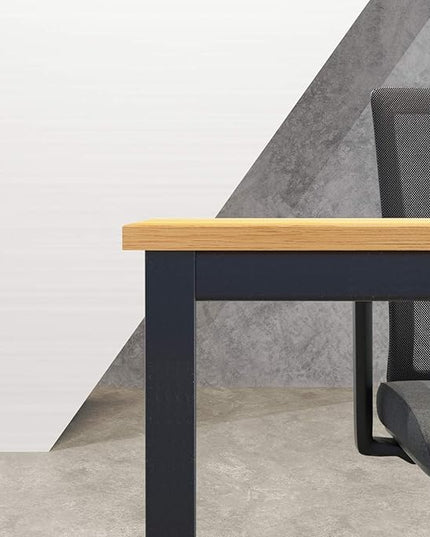 SDHYL 47 inches Contemporary Computer Desk Spacious Workstation Sturdy Writing Desk Meeting Desk, S7-GCP2AC3-120TB - LeafyLoom
