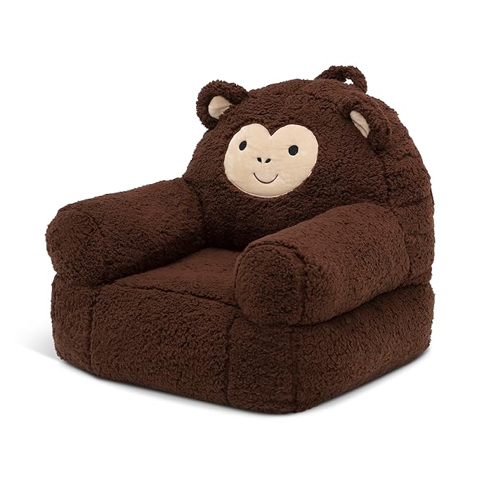 Delta Children Cozee Buddy Chair, Monkey - LeafyLoom