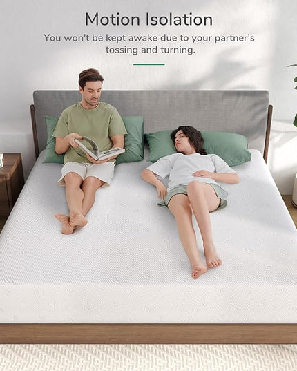Novilla King Mattress, 12 Inch King Size Memory Foam Mattress with Comfort Foam for Pressure Relief & Cool Fresh Sleep,Removable Washable Mattress Cover,Memory Foam Mattress King - LeafyLoom