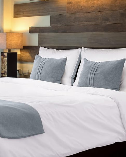 Utopia Bedding Bed Pillows for Sleeping King Size (Grey), Set of 2, Cooling Hotel Quality, Gusseted Pillow for Back, Stomach or Side Sleepers - LeafyLoom