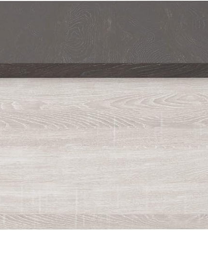 Signature Design by Ashley Dorrinson Farmhouse Lift Top Coffee Table with Storage, Antique White & Brown - LeafyLoom